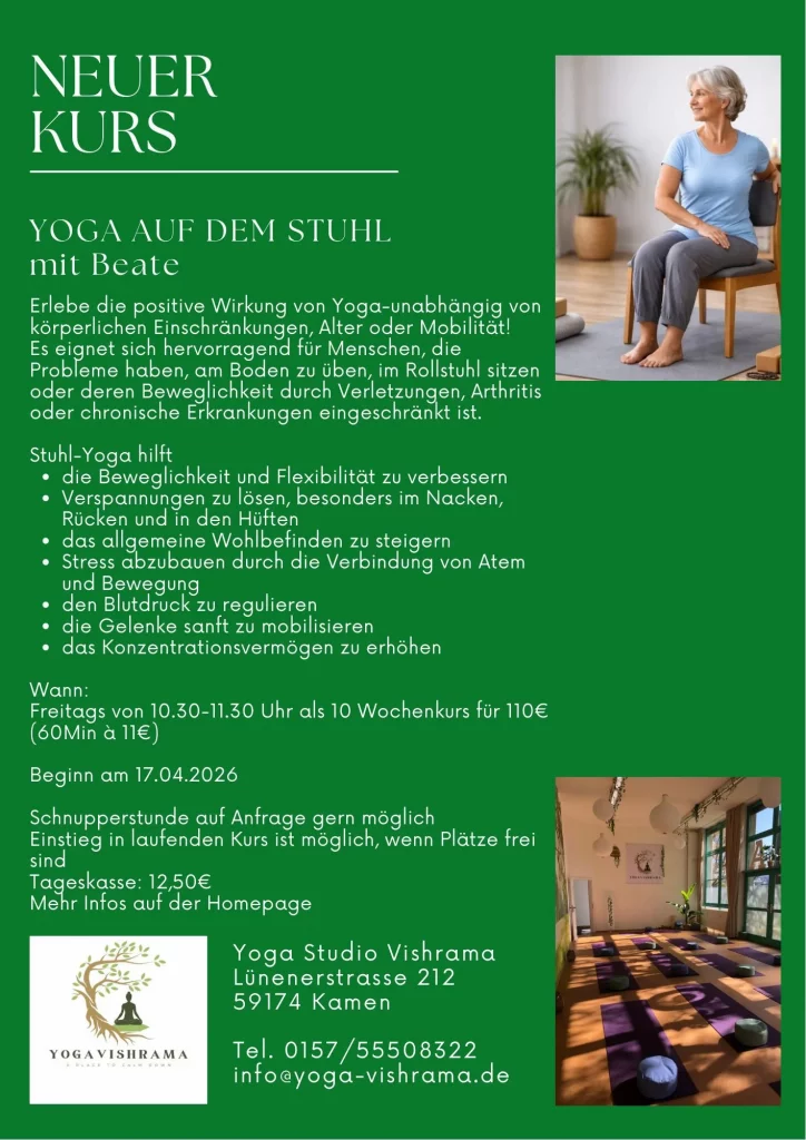 Stuhlyoga Flyer